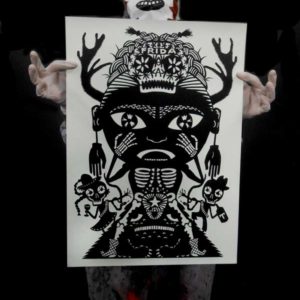 caroline sury serigraphie frida