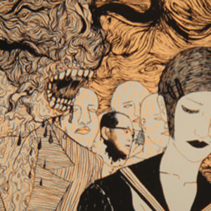 yokai silkscreen ichiba daisuke